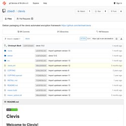 cbiedl/clevis: Debian packaging of the clevis automated encryption framework - IN-Ulm e.V. git Service