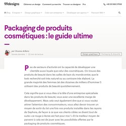 Packaging de produits cosmétiques : le guide ultime - 99designs