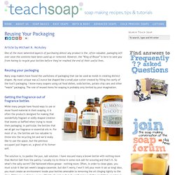 Environmentally Friendly Soap Making