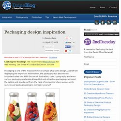 Packaging design inspiration  
