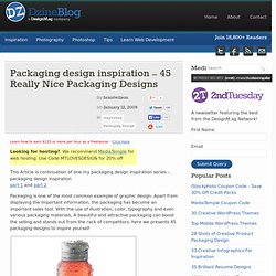 Packaging design inspiration – 45 Really Nice Packaging Designs at DzineBlog