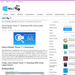 Cisco Packet Tracer 7.1 Download With Crack Latest Version Free