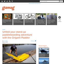 Unfold your stand-up paddleboarding adventure with the Origami Paddler