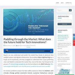 Paddling through the Market: What does the future hold for Tech innovations?