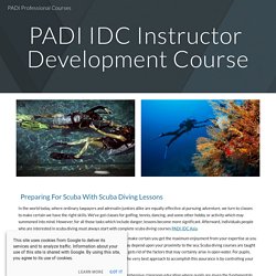 PADI Professional Courses