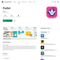 Padlet - Apps on Google Play