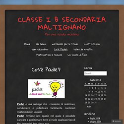classe I B secondaria Maltignano