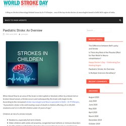 Paediatric Stroke: An Overview