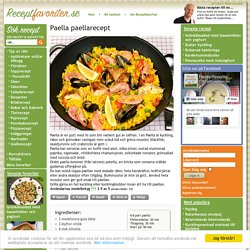 Paella paellarecept