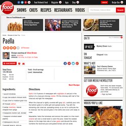 Paella Recipe : Alton Brown