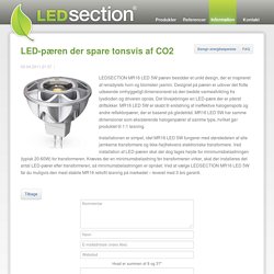 LED-pæren der spare tonsvis af CO2