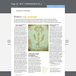 Page 26 - BnF- CHRONIQUES 62_a (2012)