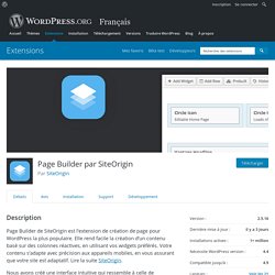 Page Builder by SiteOrigin