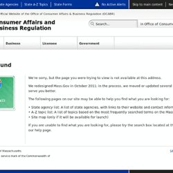 Office of Consumer Affairs and Business Regulation