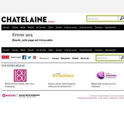 Chatelaine : La cuisine du march