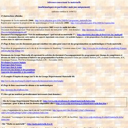 Page de liens maternelle-Mozilla Firefox