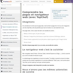Pages et navigateurs web (avec TopChef)