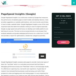 Pagespeed Insights