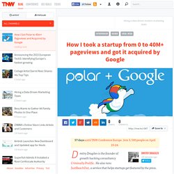 How I Got Polar to 40m+ Pageviews and Acquired by Google