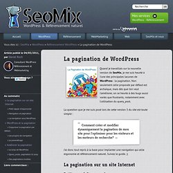 Pagination et WordPress
