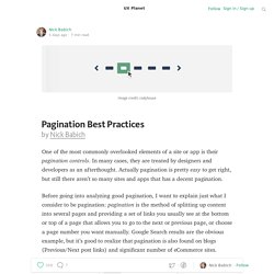 Pagination Best Practices — UX Planet