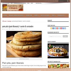 pain pita (pain libanais) / cumin & coriandre