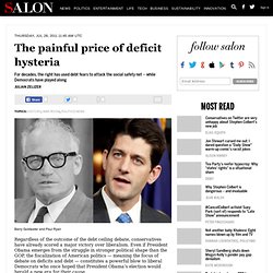 The painful price of deficit hysteria - History