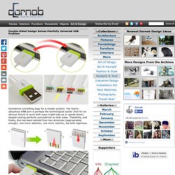 Double-Sided Design Solves Painfully Universal USB Problem