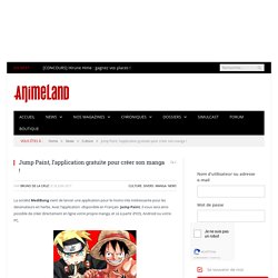 Jump Paint, l’application gratuite pour créer son manga !