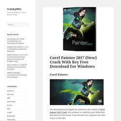 Corel Painter 2017 {New} Crack With Key Free Download For Windows - CrackyWin