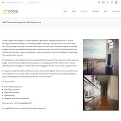 Deck Painters Brisbane