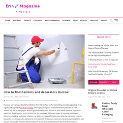 How to find Painters and decorators Harrow