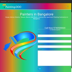 House Painters in Bangalore - Painting.OOO
