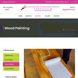 Painting wood furniture Woodlands