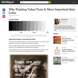Why Painting Value/Tone Is More Important than Color