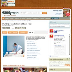 Painting: How to Paint a Room Fast