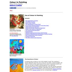 Colour in Painting: Theory, Practice, Pigments