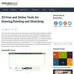 33 Free and Online Tools for Drawing,Painting and Sketching