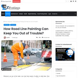 How to make road line painting perfect - Colourcoat
