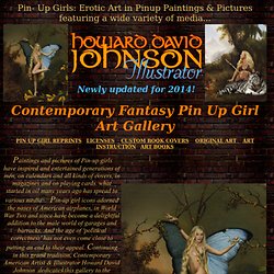 Fantasy Pin-ups: The Pin up Girl Art of Howard David Johnson; paintings,drawings, photography & digital pin-up art