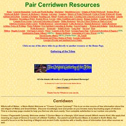 Pair Cerridwen. The Cauldron of Cerridwen