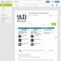 EL PAÍS para smartphone - Android Apps on Google Play