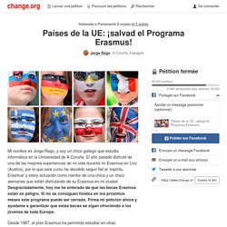 Países de la UE: ¡salvad el Programa Erasmus!
