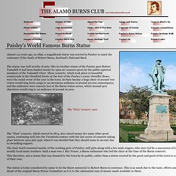 Paisley's Burns Statue