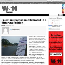 Pakistan: Ramadan celebrated in a different fashion
