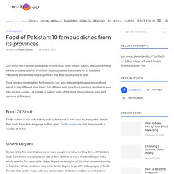 Food of Pakistan: 10 famous dishes from its provinces - Webcube360