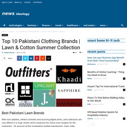 Top 10 Pakistani Clothing Brands