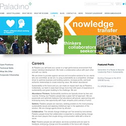 Green Building Careers at Paladino