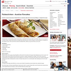 Palatschinken - Austrian Pancakes