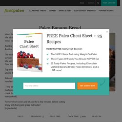 Paleo Banana Bread – fastPaleo